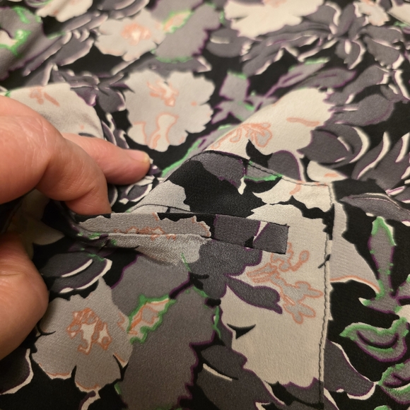 Rebecca Taylor Floral Silk Dress Size 6 - Picture 10 of 13